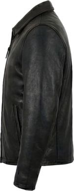 TX Leather Jacket Cowhide Black - Image 3