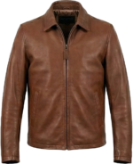 TX Leather Jacket Cowhide Brown
