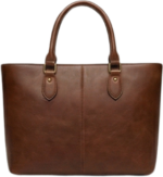 Premium Leather Essential Tote (Rich Brown) - Image 4