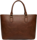 Premium Leather Essential Tote (Rich Brown)