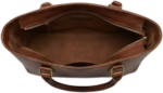 Premium Leather Essential Tote (Rich Brown) - Image 3