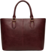 Premium Leather Essential Tote (Deep Burgundy) - Image 4