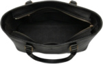 Premium Leather Essential Tote Black - Image 3